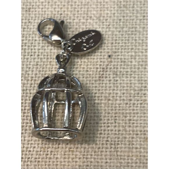 Silver Bird Cage Jewelry Pendant Charm #Origami Owl - Picture 1 of 4